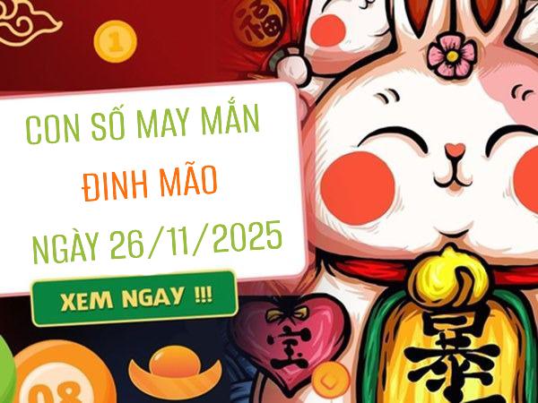 Phân tích con số tài lộc tuổi đinh mão ngày 26/11/2025