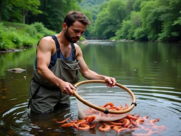 Nằm mơ thấy bắt tôm liên quan con số gì may mắn hôm nay