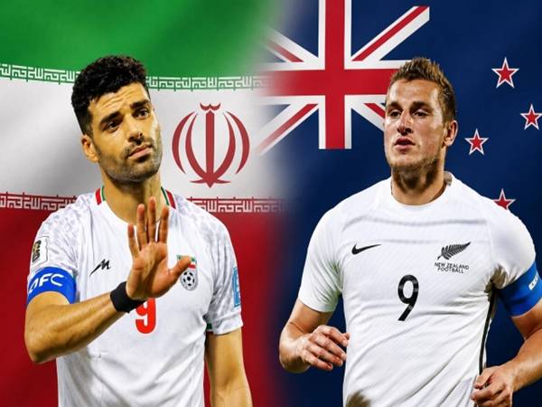 Dự bóng đá Iran với New Zealand 8h00 ngày 16/6